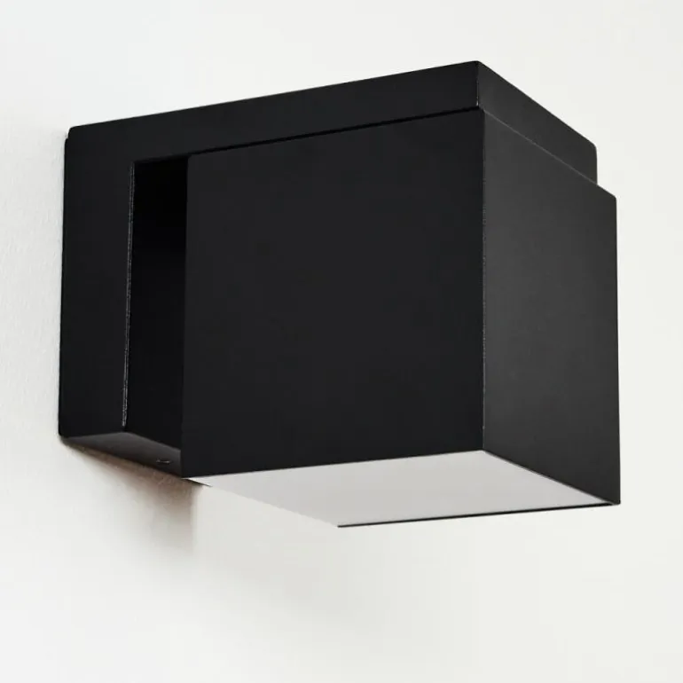 Applique murale d'extérieur Swanek LED Noir, 1 lumière