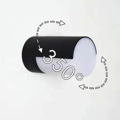 Applique murale d'extérieur Baulund LED Noir, 1 lumière