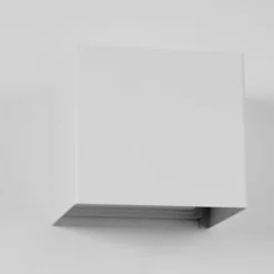 Applique murale d'extérieur Everton LED Blanc, 2 lumières