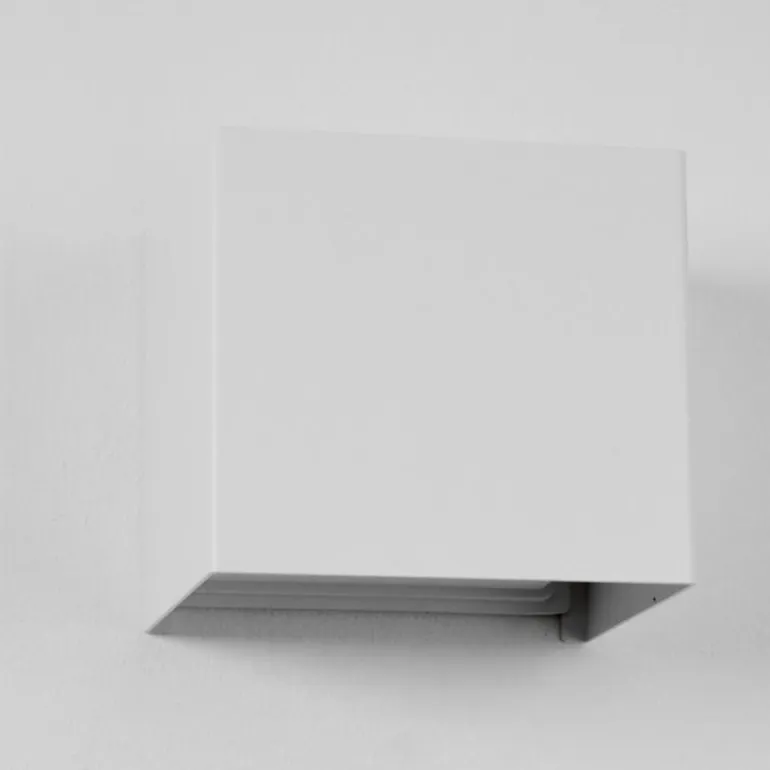Applique murale d'extérieur Everton LED Blanc, 2 lumières