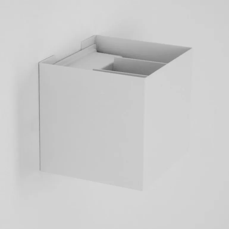 Applique murale d'extérieur Everton LED Blanc, 2 lumières