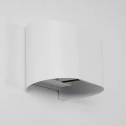 Applique murale d'extérieur Everton LED Blanc, 2 lumières