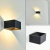 Applique murale d'extérieur Tématou LED Noir, 1 lumière
