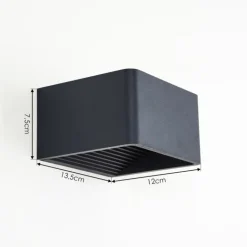 Applique murale d'extérieur Tématou LED Noir, 1 lumière