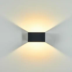Applique murale d'extérieur Tématou LED Noir, 1 lumière
