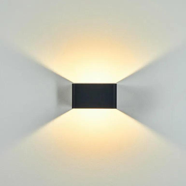 Applique murale d'extérieur Tématou LED Noir, 1 lumière
