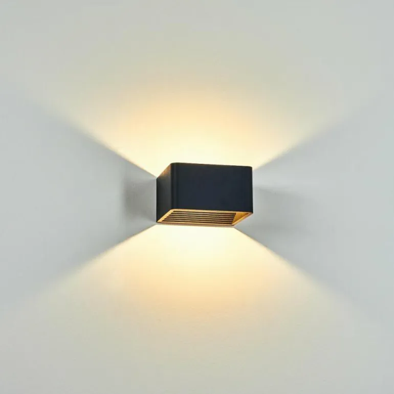 Applique murale d'extérieur Tématou LED Noir, 1 lumière