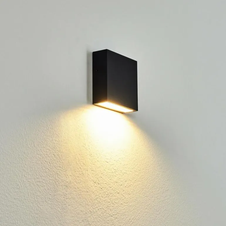 Applique murale d'extérieur Spidern LED Noir, Blanc, 1 lumière