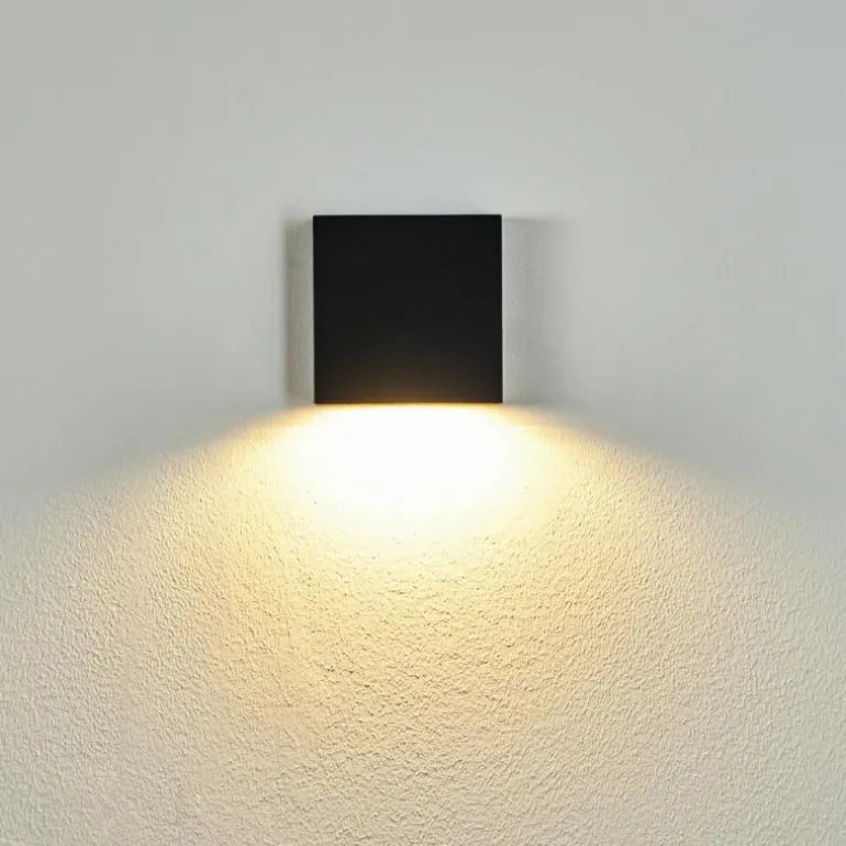 Applique murale d'extérieur Spidern LED Noir, Blanc, 1 lumière