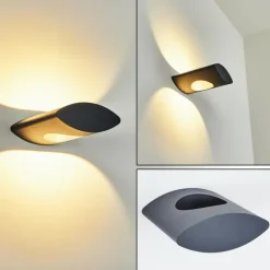 Applique murale d'extérieur Lémettou LED Anthracite, Blanc, 1 lumière