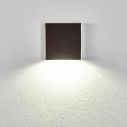Applique murale d'extérieur Spidern LED Nickel mat, Blanc, 1 lumière