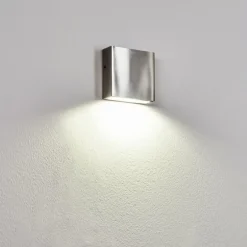 Applique murale d'extérieur Spidern LED Nickel mat, Blanc, 1 lumière