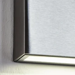 Applique murale d'extérieur Spidern LED Nickel mat, Blanc, 1 lumière