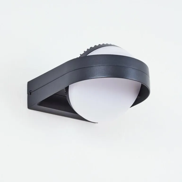 Applique murale d'extérieur Falatasa LED Anthracite, 1 lumière