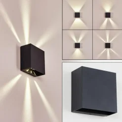 Applique murale d'extérieur Spidern LED Anthracite, 1 lumière