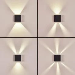 Applique murale d'extérieur Spidern LED Anthracite, 1 lumière