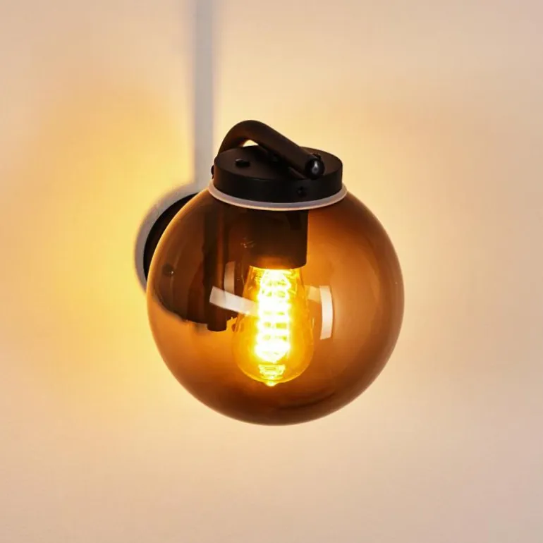 Applique murale d'extérieur Rombotten Noir, 1 lumière