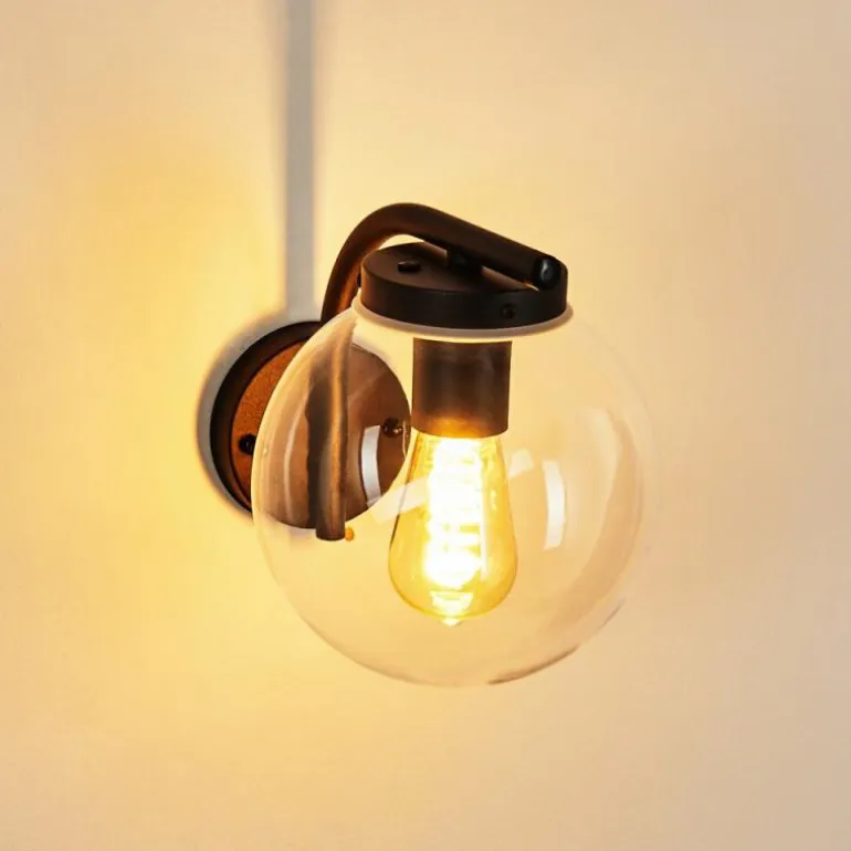 Applique murale d'extérieur Rombotten Noir, 1 lumière