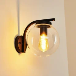 Applique murale d'extérieur Rombotten Noir, 1 lumière