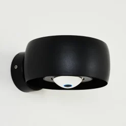Applique murale d'extérieur Andersro LED Noir, 2 lumières