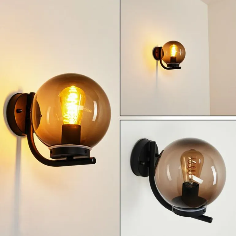 Applique murale d'extérieur Rombotten Noir, 1 lumière