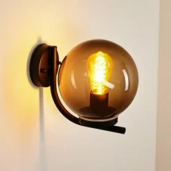 Applique murale d'extérieur Rombotten Noir, 1 lumière