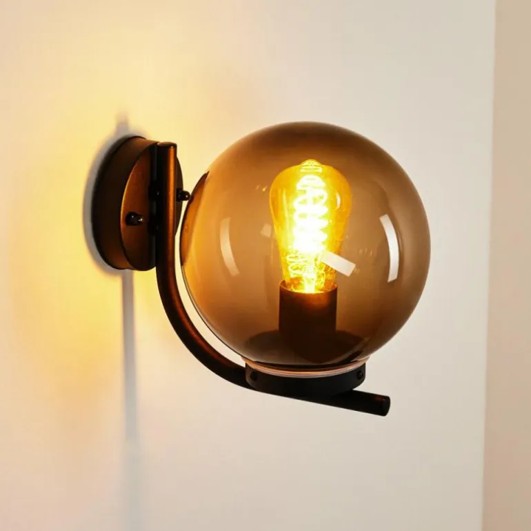 Applique murale d'extérieur Rombotten Noir, 1 lumière