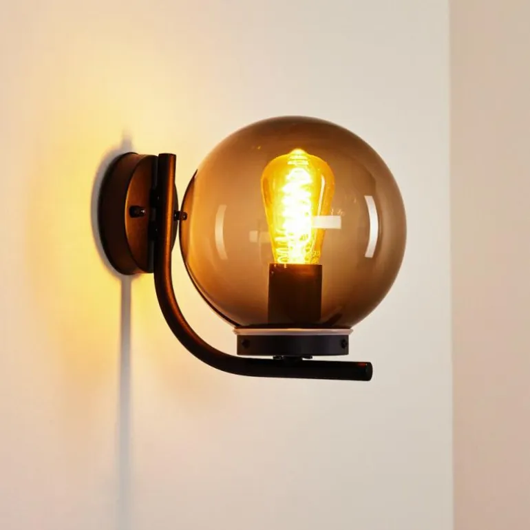 Applique murale d'extérieur Rombotten Noir, 1 lumière