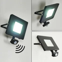 Applique murale d'extérieur Krokane LED Noir, Blanc, 1 lumière