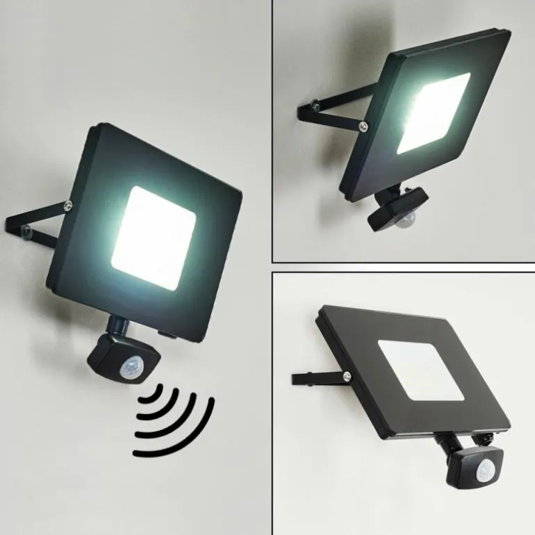 Applique murale d'extérieur Krokane LED Noir, Blanc, 1 lumière