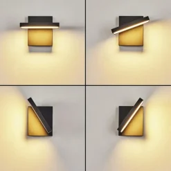 Applique murale d'extérieur Lyckan LED Noir, 1 lumière