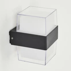 Applique murale d'extérieur Cesta LED Noir, 2 lumières