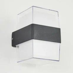 Applique murale d'extérieur Cesta LED Noir, 2 lumières
