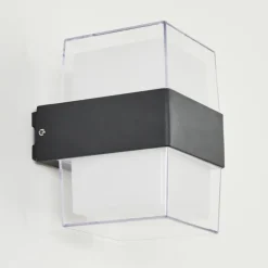 Applique murale d'extérieur Cesta LED Noir, 2 lumières