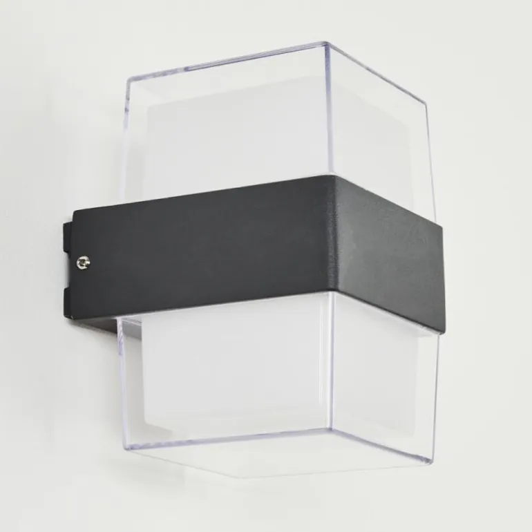 Applique murale d'extérieur Cesta LED Noir, 2 lumières