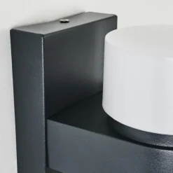 Applique murale d'extérieur Tiarp LED Noir, 2 lumières, Détecteur de mouvement