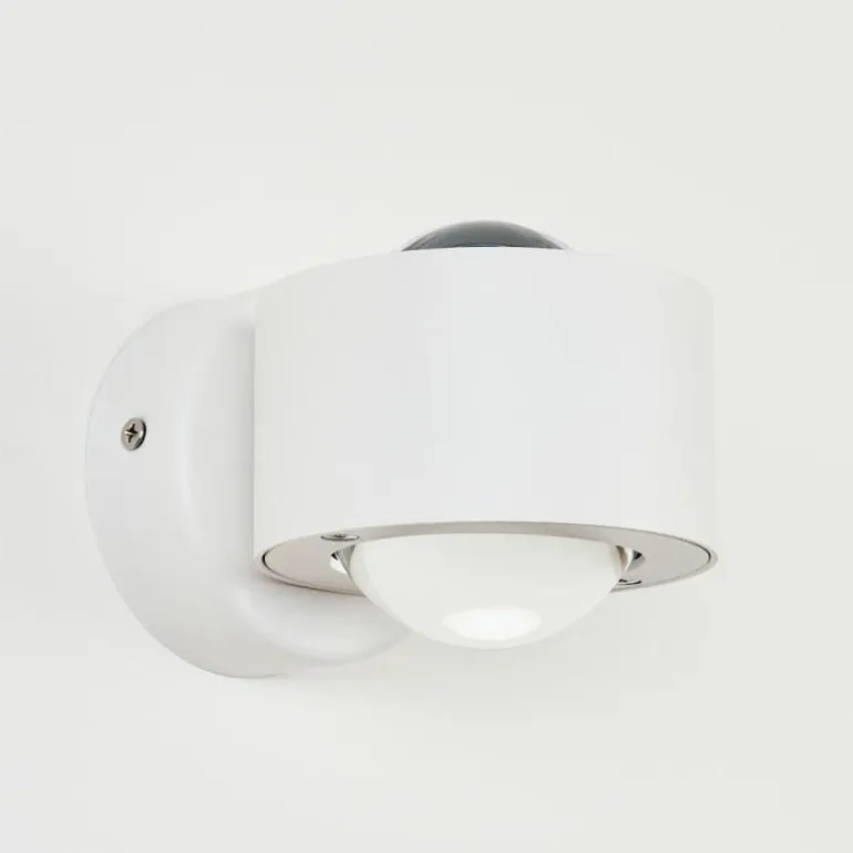 Applique murale d'extérieur Andersro LED Blanc, 2 lumières