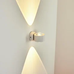 Applique murale d'extérieur Andersro LED Blanc, 2 lumières