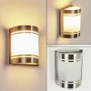 Applique murale d'extérieur Visnum Nickel mat, Blanc, 1 lumière