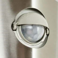 Applique murale d'extérieur Visnum Nickel mat, Blanc, 1 lumière, Détecteur de mouvement