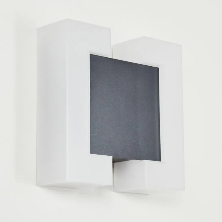 Applique murale d'extérieur Zoppola LED Anthracite, Blanc, 2 lumières