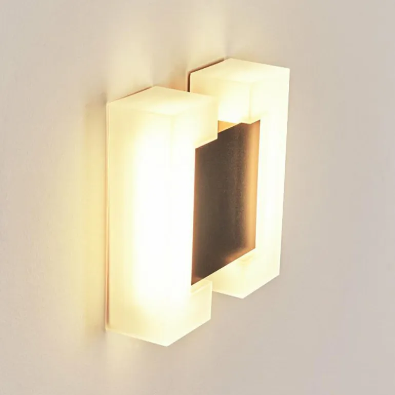 Applique murale d'extérieur Zoppola LED Anthracite, Blanc, 2 lumières