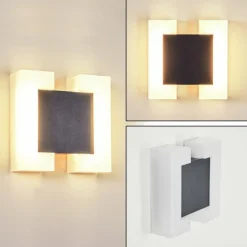 Applique murale d'extérieur Zoppola LED Anthracite, Blanc, 2 lumières