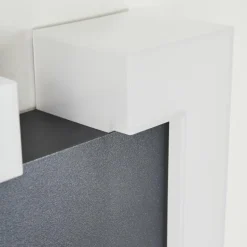Applique murale d'extérieur Zoppola LED Anthracite, Blanc, 2 lumières