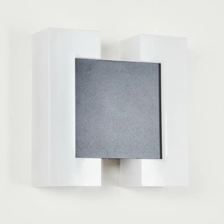 Applique murale d'extérieur Zoppola LED Anthracite, Blanc, 2 lumières