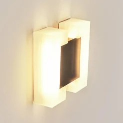 Applique murale d'extérieur Zoppola LED Anthracite, Blanc, 2 lumières
