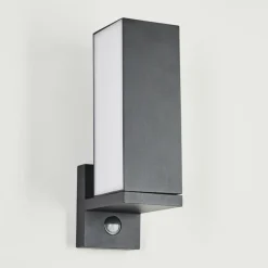 Applique murale d'extérieur Swanek LED Anthracite, 1 lumière, Détecteur de mouvement