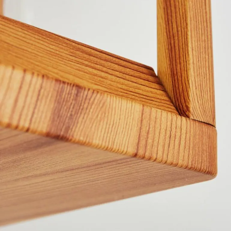 Applique murale d'extérieur Leset Brun, Couleur bois, 1 lumière