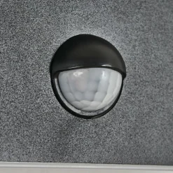 Applique murale d'extérieur Haga LED Noir, 1 lumière, Détecteur de mouvement