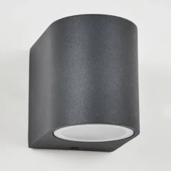 Applique murale d'extérieur Skaabu Noir, Blanc, 1 lumière